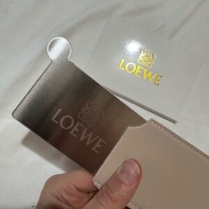 Loewe Cream Gift With Purchase Card Holder